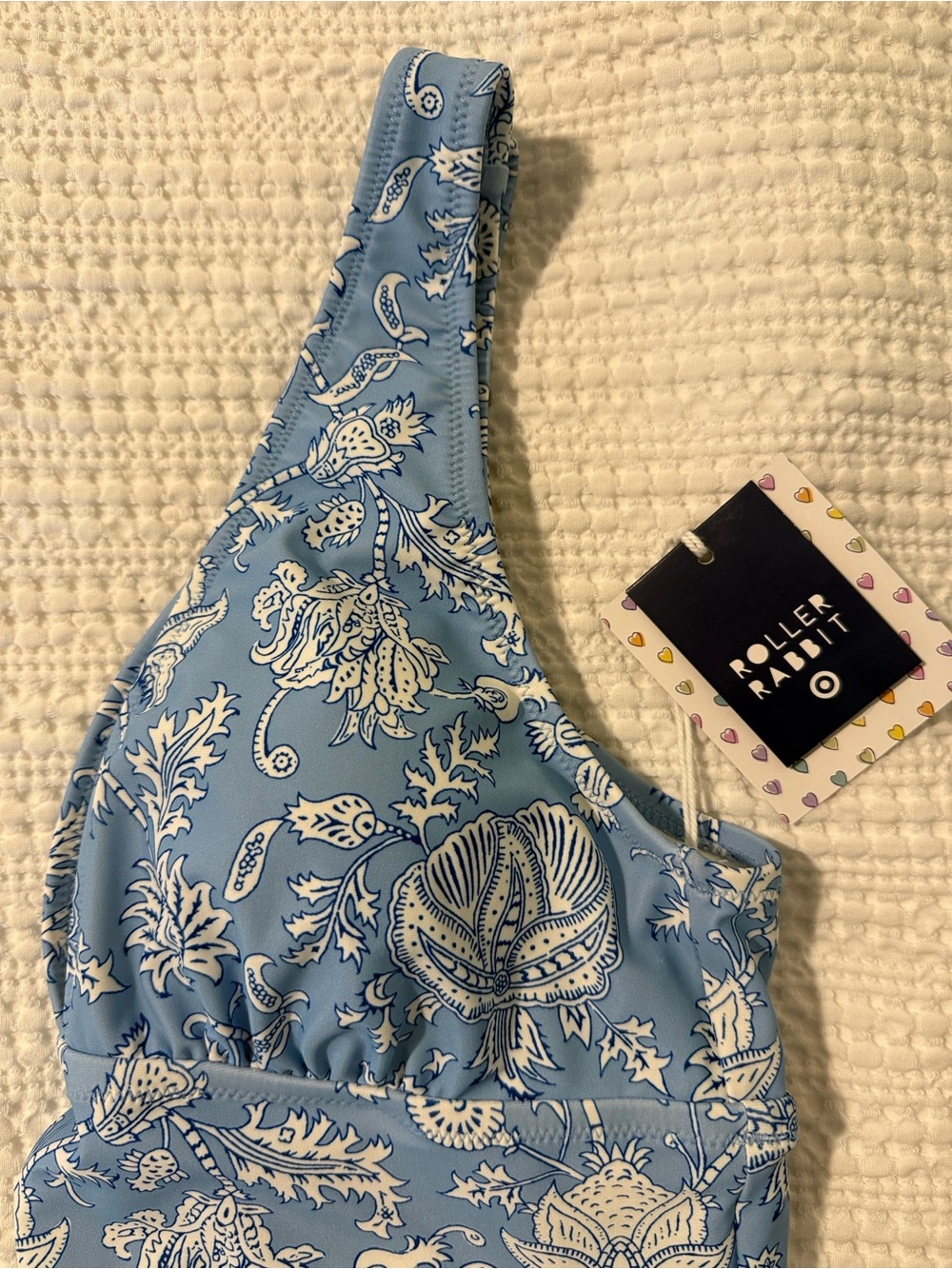 Roller Rabbit Light Blue Floral Swimsuit